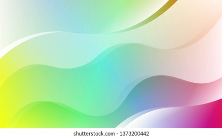Modern Waves. Futuristic Technology Style Background. For Cover Page, Landing Page, Banner. Vector Illustration with Color Gradient