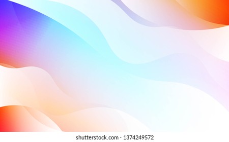 Modern Waves. Futuristic Technology Style Background. For Cover Page, Landing Page, Banner. Vector Illustration with Color Gradient