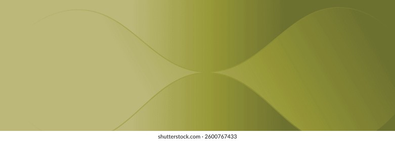 Modern wavy abstract green background. vector