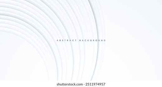 Modern wavy abstract white background