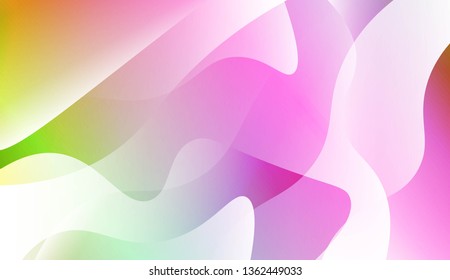 Modern Wavy Background. For Creative Templates, Cards, Color Covers Set. Vector Illustration with Color Gradient