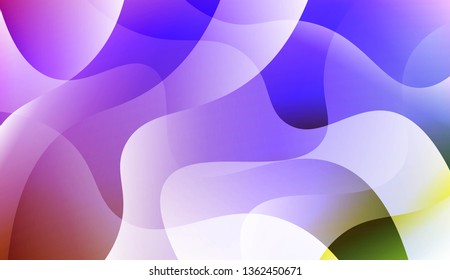 Modern Wavy Background. For Creative Templates, Cards, Color Covers Set. Vector Illustration with Color Gradient