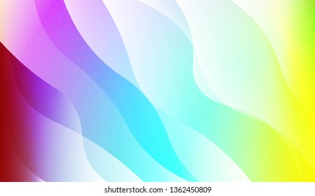 Modern Wavy Background. For Creative Templates, Cards, Color Covers Set. Vector Illustration with Color Gradient