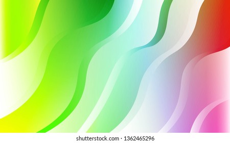 Modern Wavy Background. For Creative Templates, Cards, Color Covers Set. Vector Illustration with Color Gradient