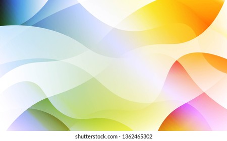 Modern Wavy Background. For Creative Templates, Cards, Color Covers Set. Vector Illustration with Color Gradient