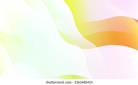 Modern Wavy Background. For Creative Templates, Cards, Color Covers Set. Vector Illustration with Color Gradient