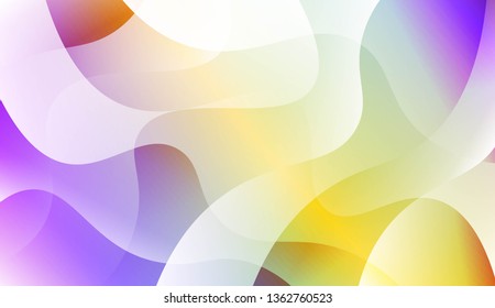 Modern Wavy Background. For Creative Templates, Cards, Color Covers Set. Vector Illustration with Color Gradient