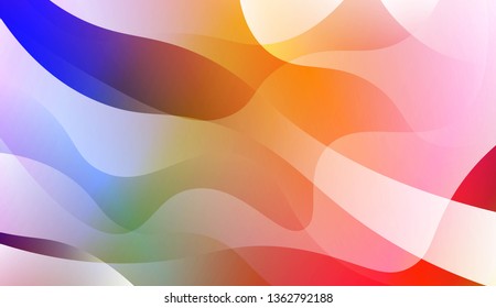 Modern Wavy Background. For Creative Templates, Cards, Color Covers Set. Vector Illustration with Color Gradient