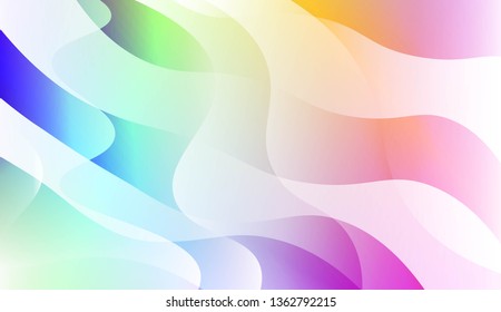 Modern Wavy Background. For Creative Templates, Cards, Color Covers Set. Vector Illustration with Color Gradient