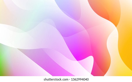 Modern Wavy Background. For Creative Templates, Cards, Color Covers Set. Vector Illustration with Color Gradient