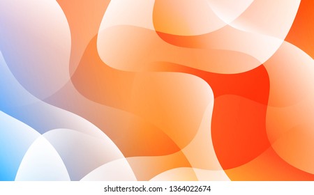 Modern Wavy Background. For Creative Templates, Cards, Color Covers Set. Vector Illustration with Color Gradient