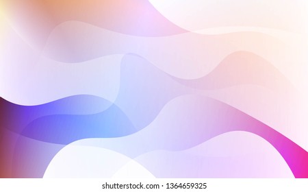 Modern Wavy Background. For Creative Templates, Cards, Color Covers Set. Vector Illustration with Color Gradient