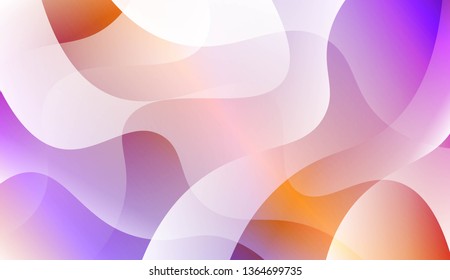 Modern Wavy Background. For Creative Templates, Cards, Color Covers Set. Vector Illustration with Color Gradient