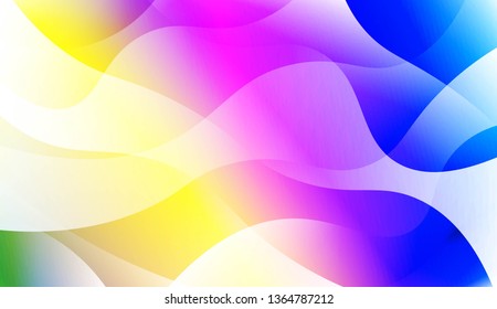 Modern Wavy Background. For Creative Templates, Cards, Color Covers Set. Vector Illustration with Color Gradient