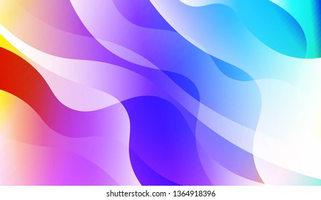 Modern Wavy Background. For Creative Templates, Cards, Color Covers Set. Vector Illustration with Color Gradient