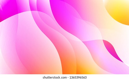Modern Wavy Background. For Creative Templates, Cards, Color Covers Set. Vector Illustration with Color Gradient