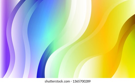Modern Wavy Background. For Creative Templates, Cards, Color Covers Set. Vector Illustration with Color Gradient