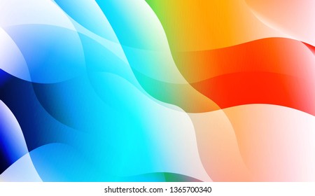 Modern Wavy Background. For Creative Templates, Cards, Color Covers Set. Vector Illustration with Color Gradient