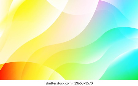 Modern Wavy Background. For Creative Templates, Cards, Color Covers Set. Vector Illustration with Color Gradient