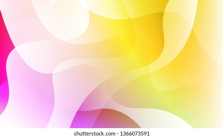 Modern Wavy Background. For Creative Templates, Cards, Color Covers Set. Vector Illustration with Color Gradient