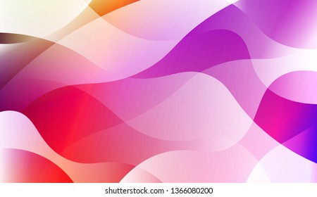 Modern Wavy Background. For Creative Templates, Cards, Color Covers Set. Vector Illustration with Color Gradient