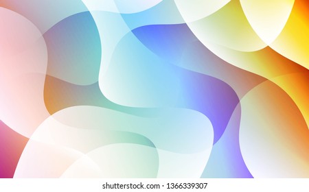 Modern Wavy Background. For Creative Templates, Cards, Color Covers Set. Vector Illustration with Color Gradient