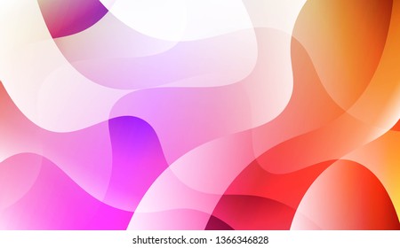 Modern Wavy Background. For Creative Templates, Cards, Color Covers Set. Vector Illustration with Color Gradient