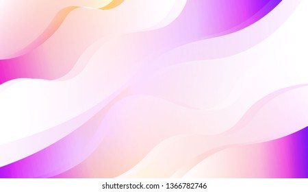 Modern Wavy Background. For Creative Templates, Cards, Color Covers Set. Vector Illustration with Color Gradient