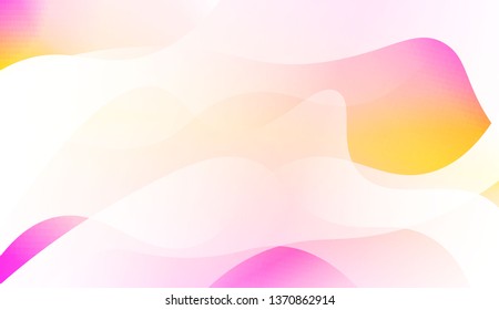 Modern Wavy Background. For Creative Templates, Cards, Color Covers Set. Vector Illustration with Color Gradient