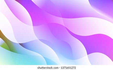 Modern Wavy Background. For Creative Templates, Cards, Color Covers Set. Vector Illustration with Color Gradient