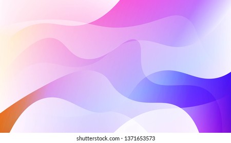 Modern Wavy Background. For Creative Templates, Cards, Color Covers Set. Vector Illustration with Color Gradient