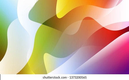Modern Wavy Background. For Creative Templates, Cards, Color Covers Set. Vector Illustration with Color Gradient