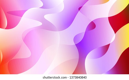 Modern Wavy Background. For Creative Templates, Cards, Color Covers Set. Vector Illustration with Color Gradient