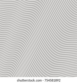 Modern wavy background, Minimal design, Monotone curve background, Vector