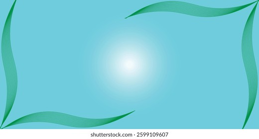 modern wavy background style for gray banner. leaf design 
