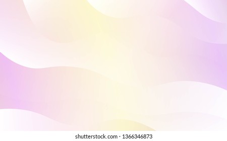 Modern Wavy Background. For Template Cell Phone Backgrounds. Vector Illustration with Color Gradient