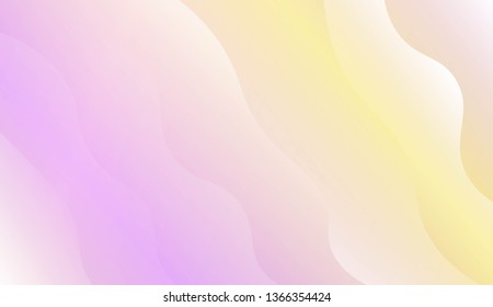 Modern Wavy Background. For Template Cell Phone Backgrounds. Vector Illustration with Color Gradient