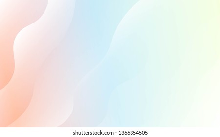 Modern Wavy Background. For Template Cell Phone Backgrounds. Vector Illustration with Color Gradient