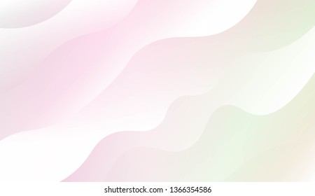 Modern Wavy Background. For Template Cell Phone Backgrounds. Vector Illustration with Color Gradient