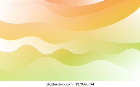 Modern Wavy Background. For Template Cell Phone Backgrounds. Vector Illustration with Color Gradient