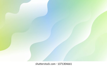 Modern Wavy Background. For Template Cell Phone Backgrounds. Vector Illustration with Color Gradient