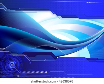 modern wavy composition