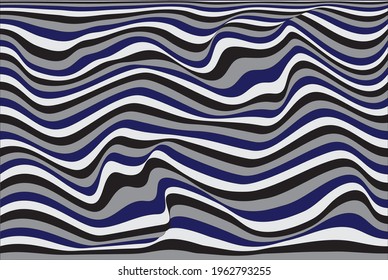 Fondo de presentación abstracto de curva ondulada moderna. Ilustración del vector