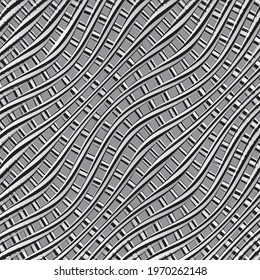 Modern wavy curve abstract presentation background. Vector illustration