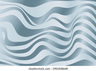 Modern wavy curve abstract presentation background. Vector illustration