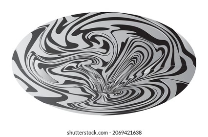 Moderno elemento de diseño abstracto de presentación con curva ondulada abstracta de presentación. Ilustración del vector