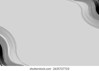 Fondo gris ondulado moderno con trazos artísticos