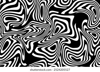 Modelo inconsútil ondulado moderno de las líneas fluidas abstractas del fondo, línea líquida abstracta