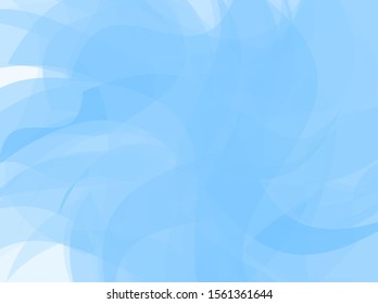 Modern wavy transparent shapes, great design for any purposes. Cover idea template. Abstract blue wave background. Wallpaper vector. Technology background. Motion design. Business template.