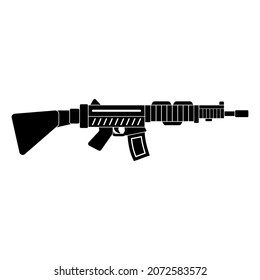 modern weapon icon, modern weapon vector sign symbol